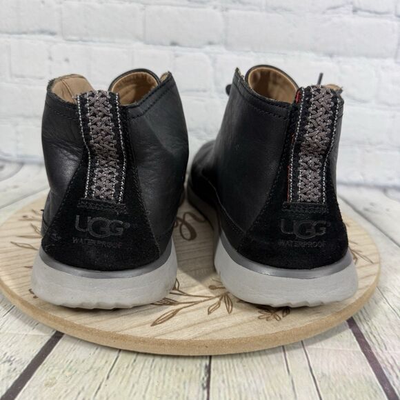 Ugg Freamon Chukka Boots Men Size 12 Leather Black Lace Waterproof Shoes main image 12
